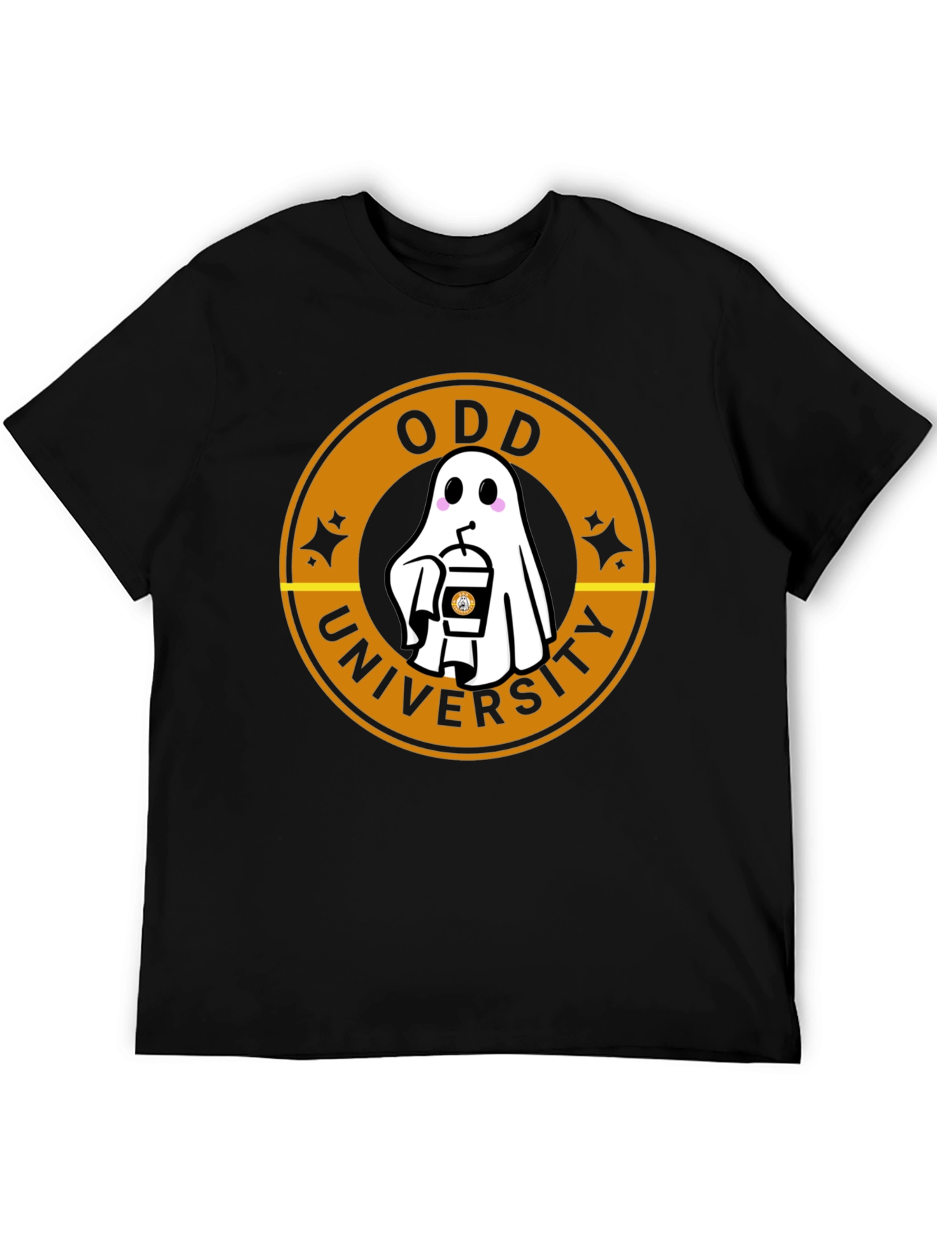 Odd University Ghost Coffee Graphic T-Shirt