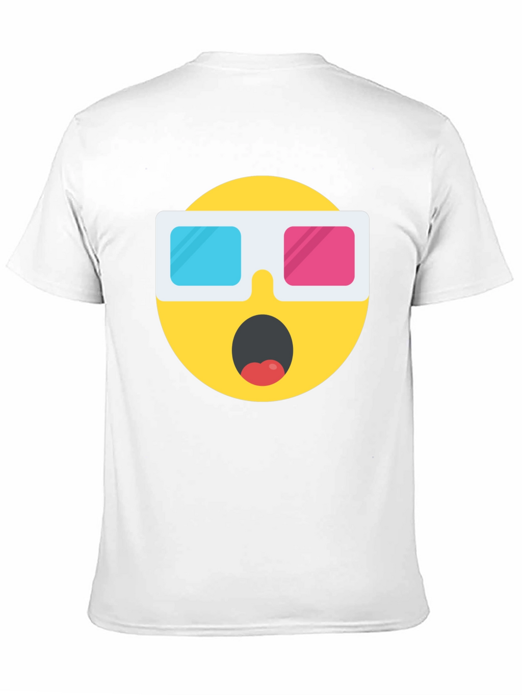 Novelty 3D Emoji Black T-Shirt