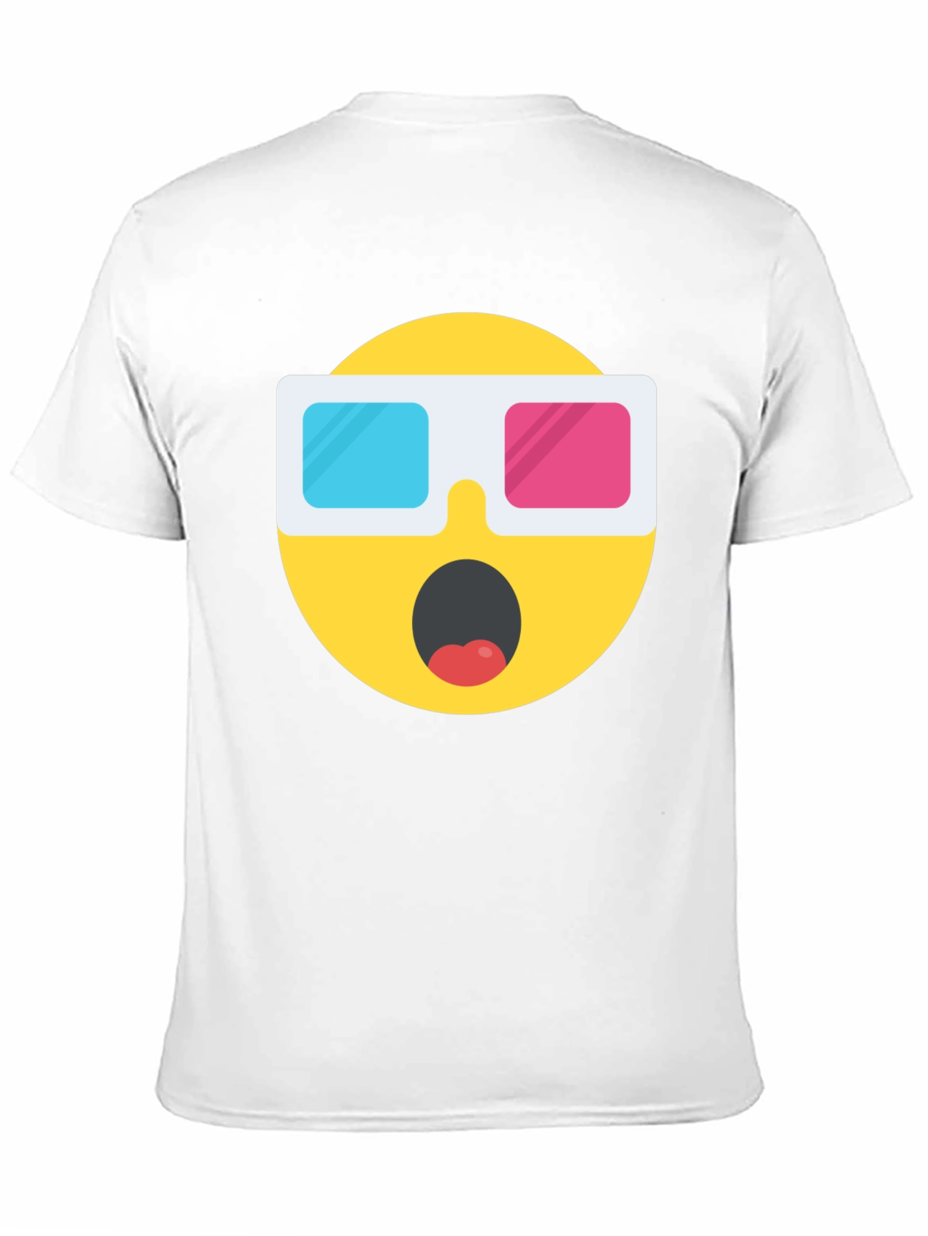 Novelty 3D Emoji Black T-Shirt
