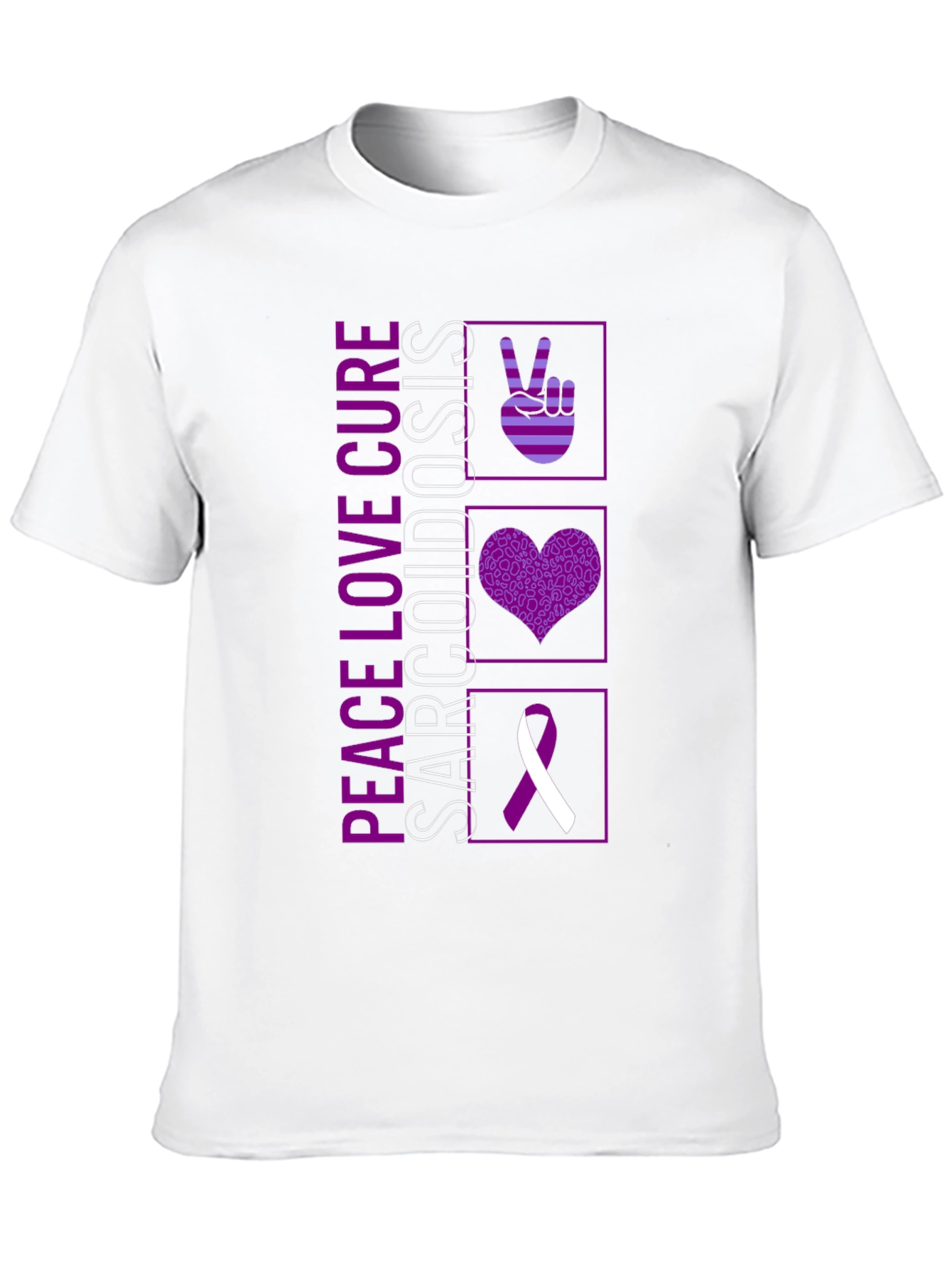 Peace Love Cure Sarcoidosis T-Shirt