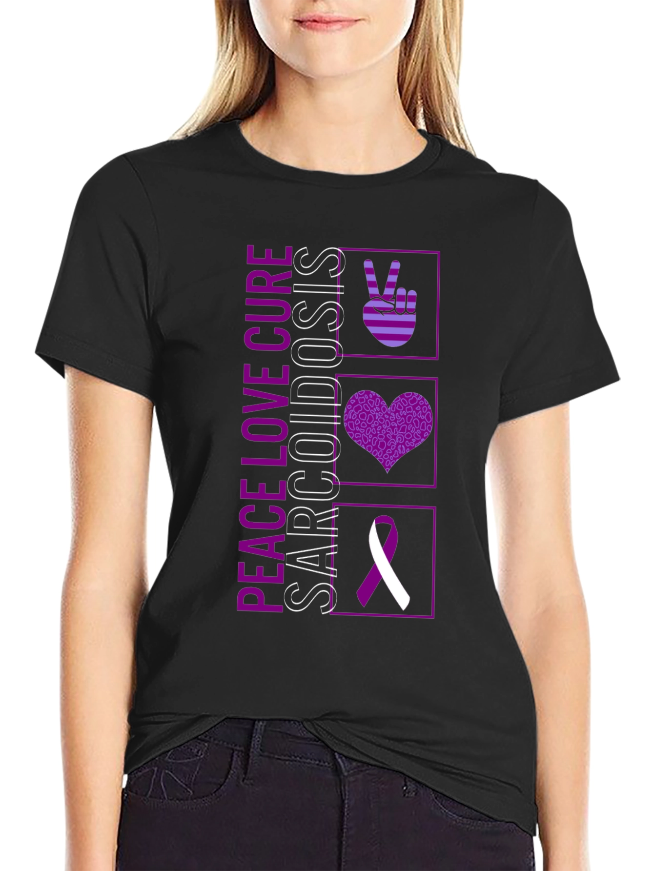 Peace Love Cure Sarcoidosis T-Shirt
