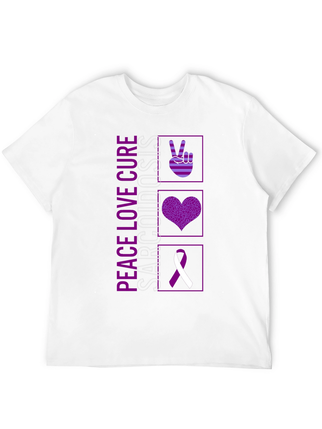 Peace Love Cure Sarcoidosis T-Shirt