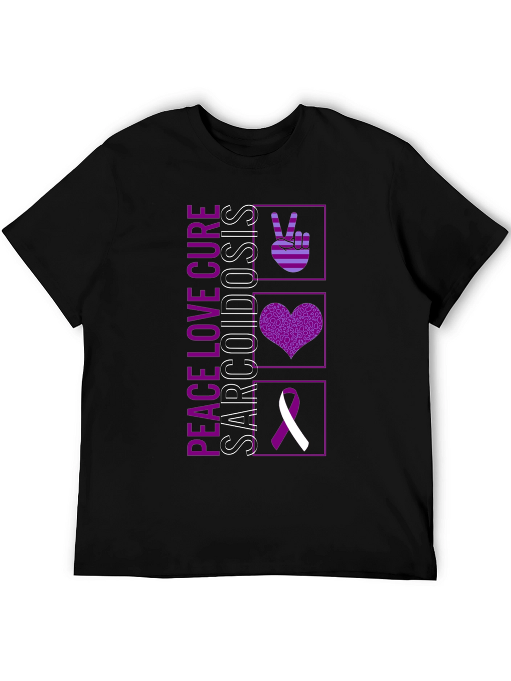 Peace Love Cure Sarcoidosis T-Shirt