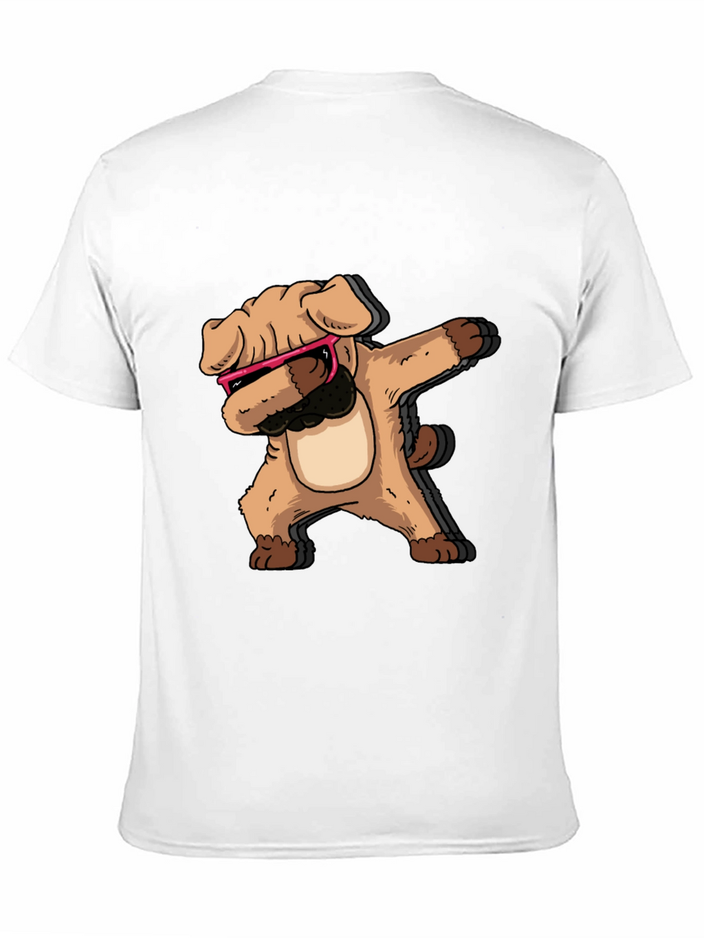 Dabbing Dog Graphic Tee - Cool Trendy Black T-Shirt
