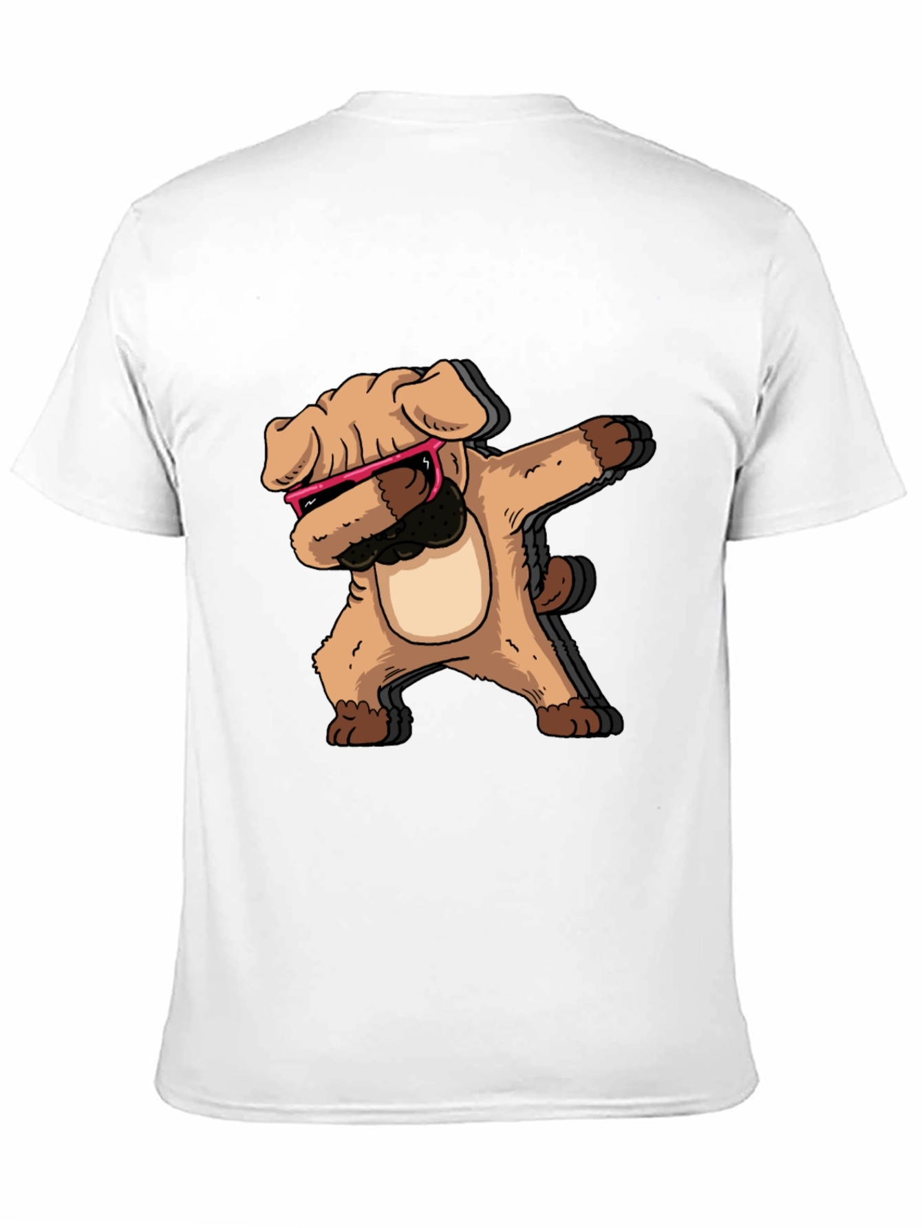 Dabbing Dog Graphic Tee - Cool Trendy Black T-Shirt
