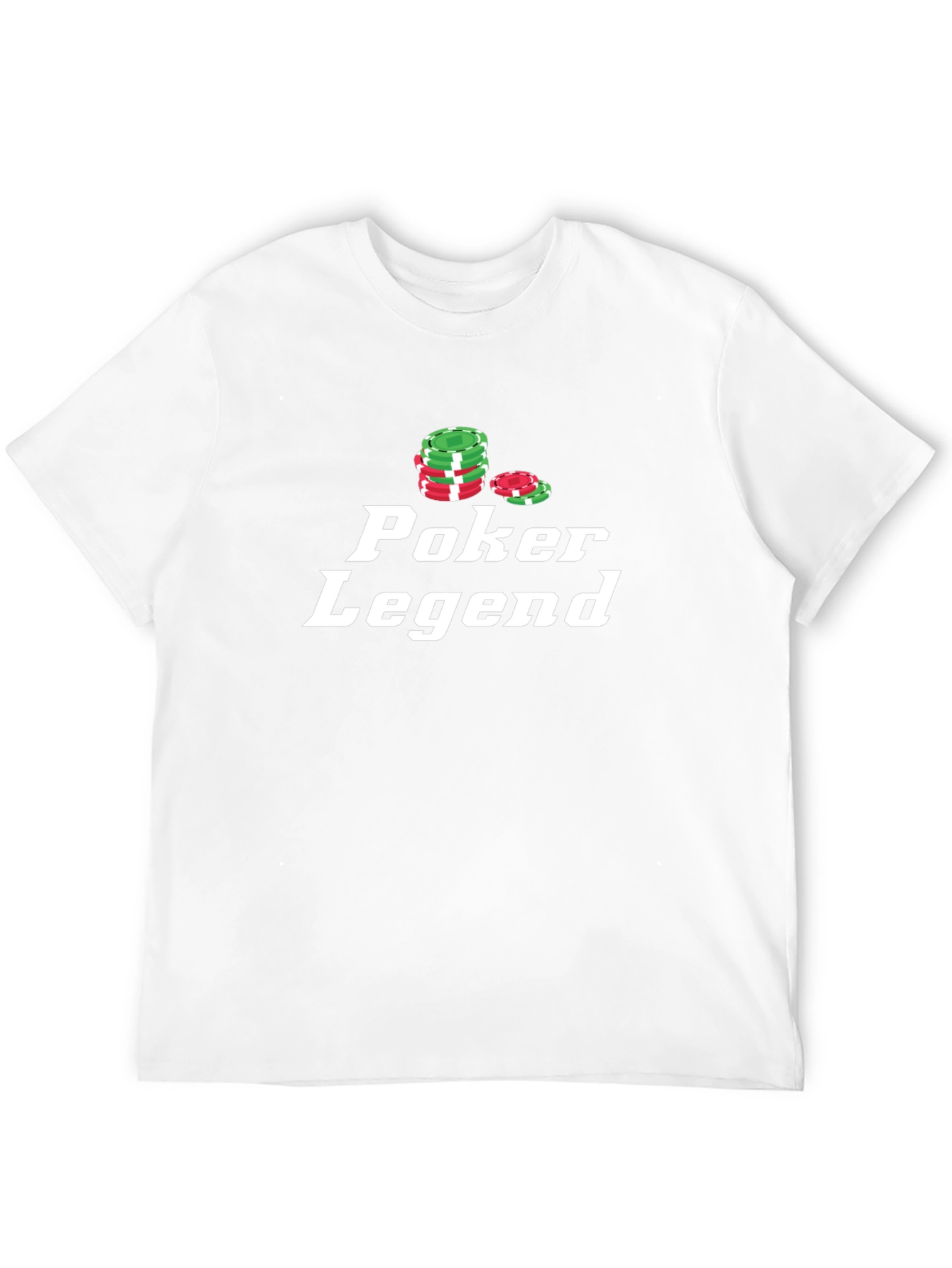 Poker Legend T-Shirt - Black Graphic Tee