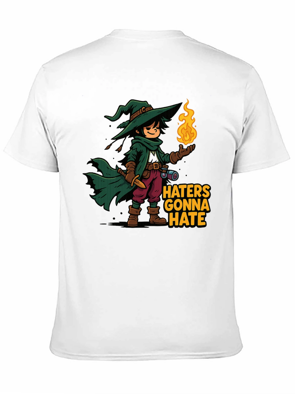 Haters Gonna Hate Wizard Cartoon T-Shirt