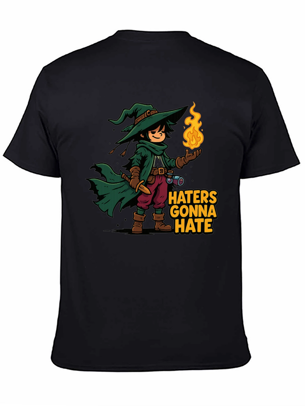 Haters Gonna Hate Wizard Cartoon T-Shirt