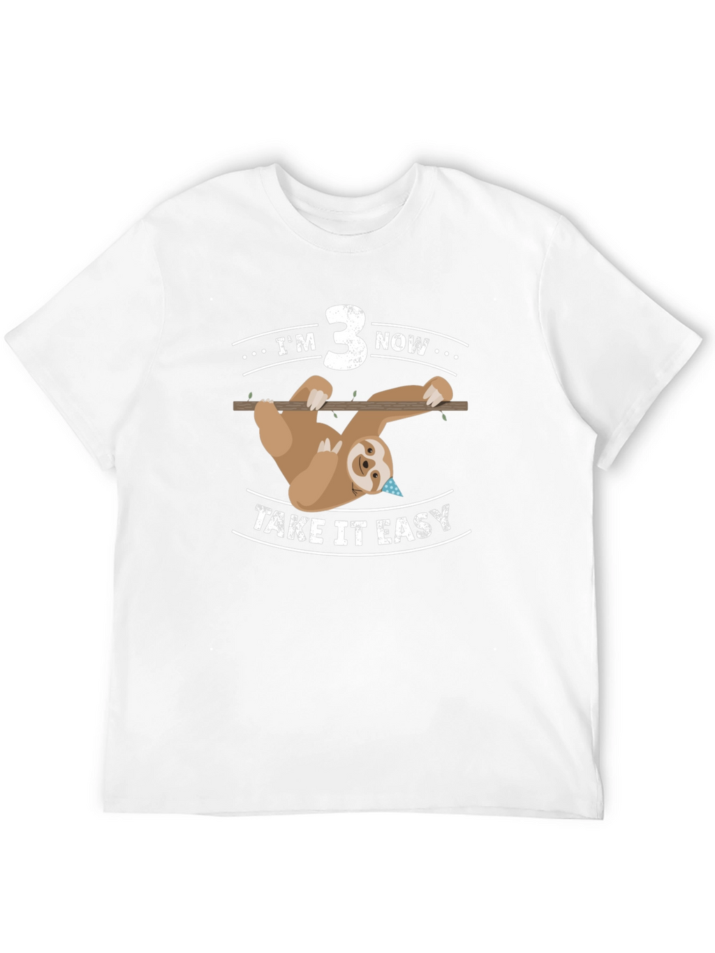 Im 3 Now Sloth Birthday Tee
