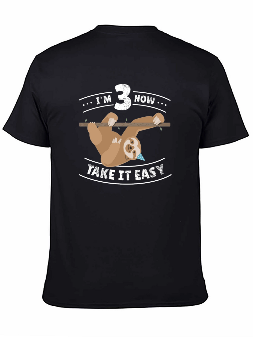 Im 3 Now Sloth Birthday Tee