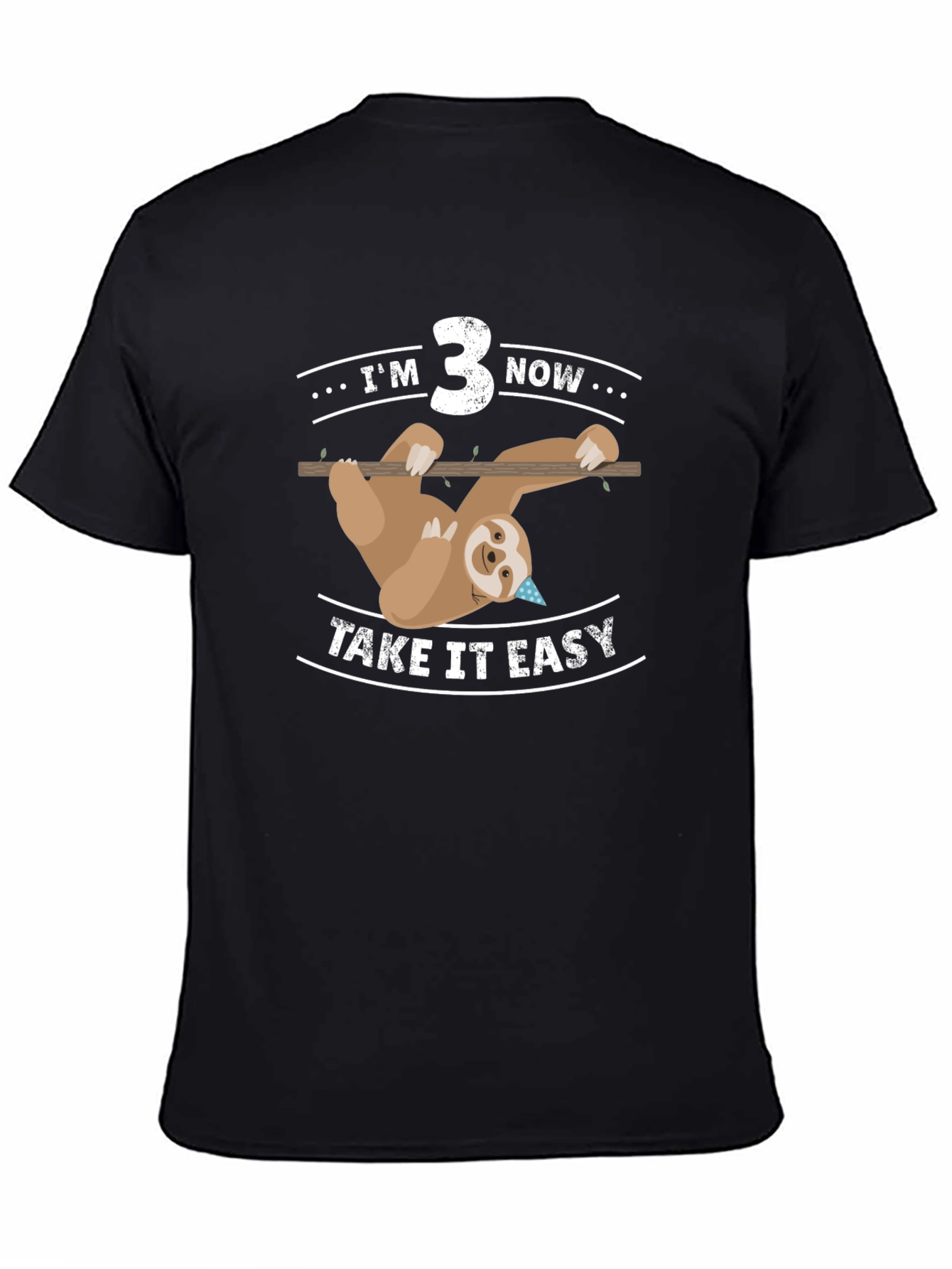 Im 3 Now Sloth Birthday Tee