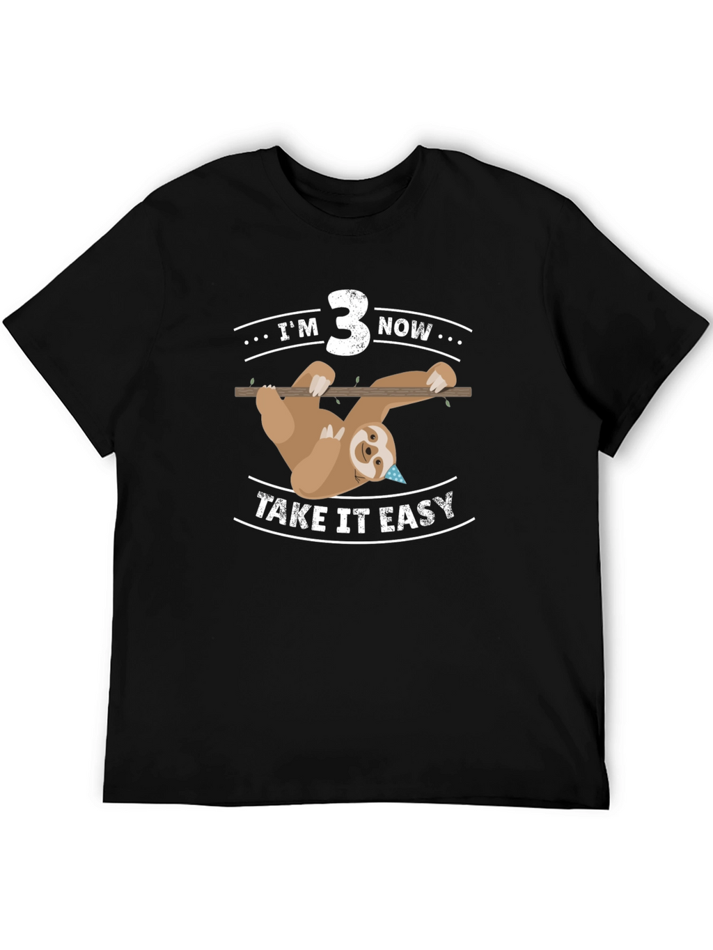 Im 3 Now Sloth Birthday Tee