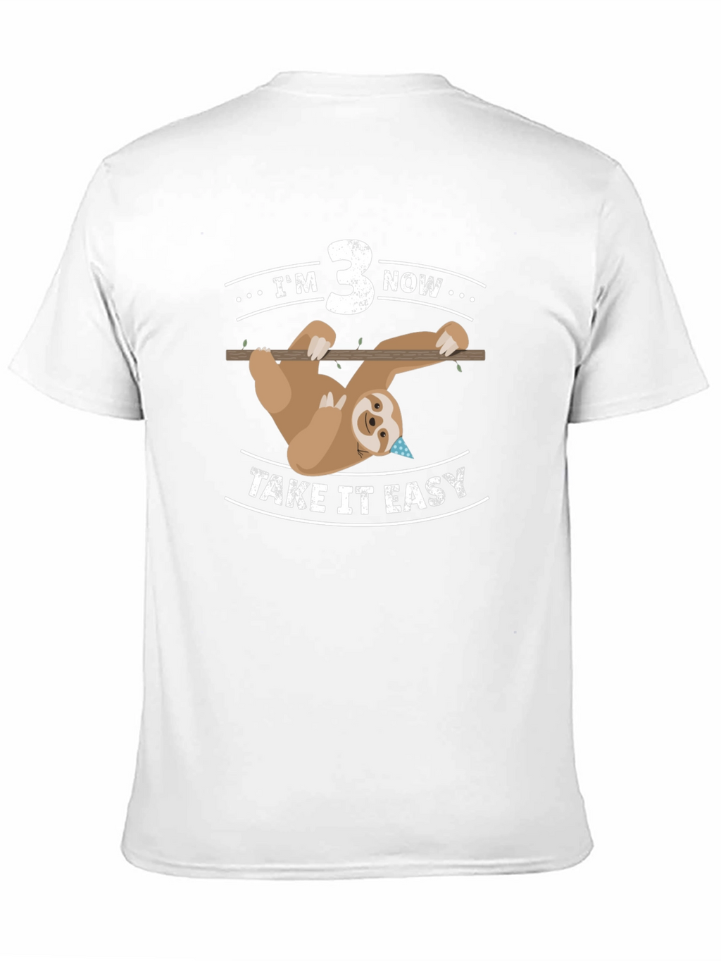 Im 3 Now Sloth Birthday Tee