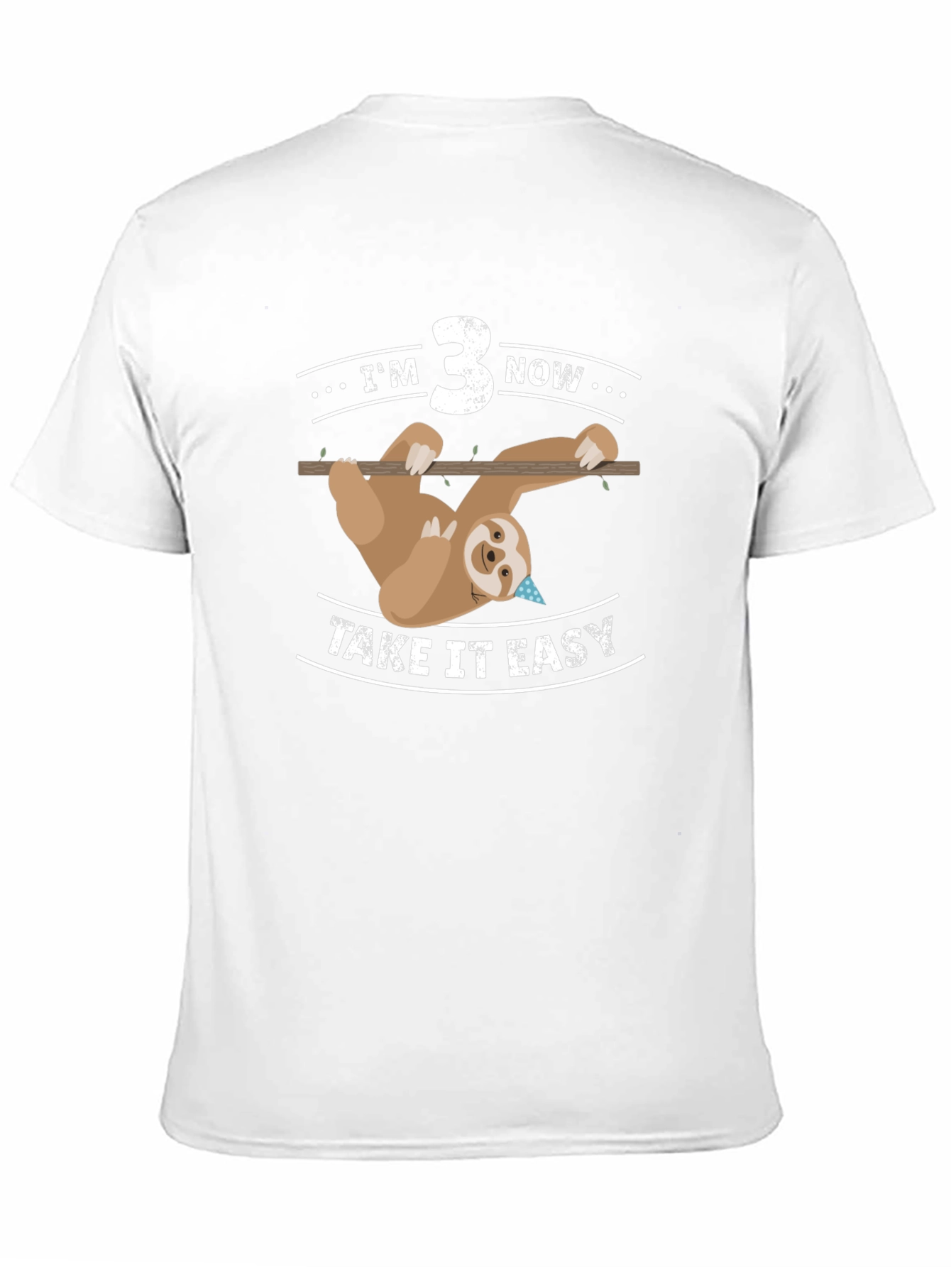 Im 3 Now Sloth Birthday Tee