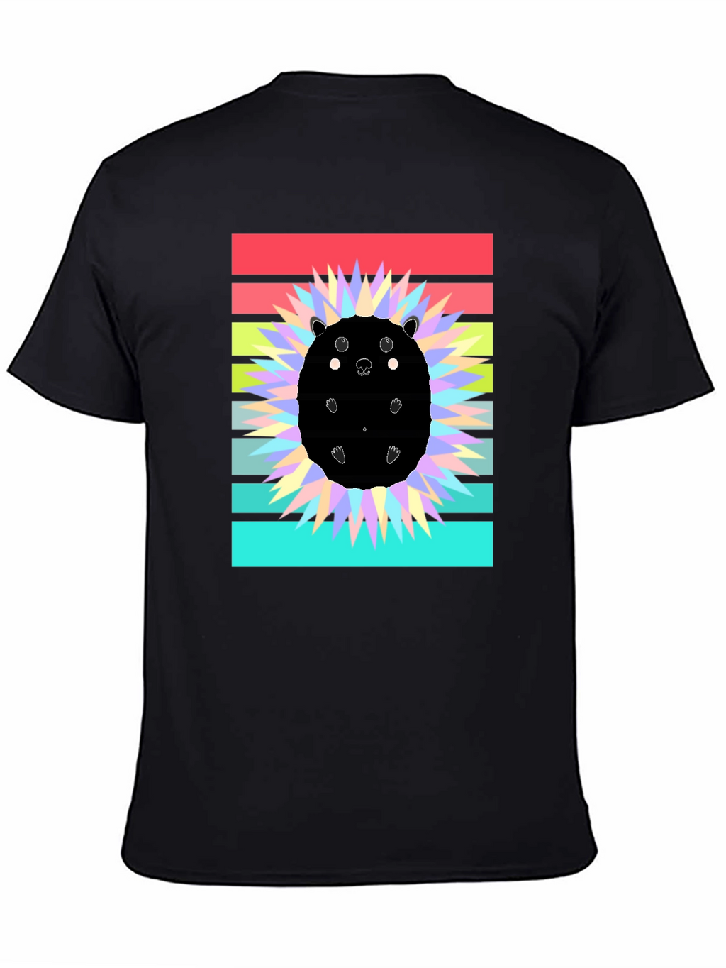 Cute Hedgehog Graphic Tee