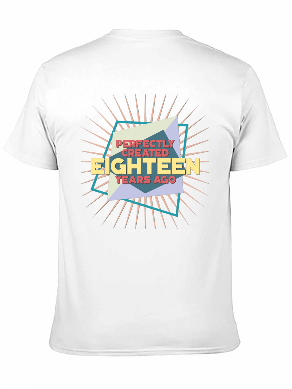 Perfectly Created Eighteen Years Ago Graphic Tee