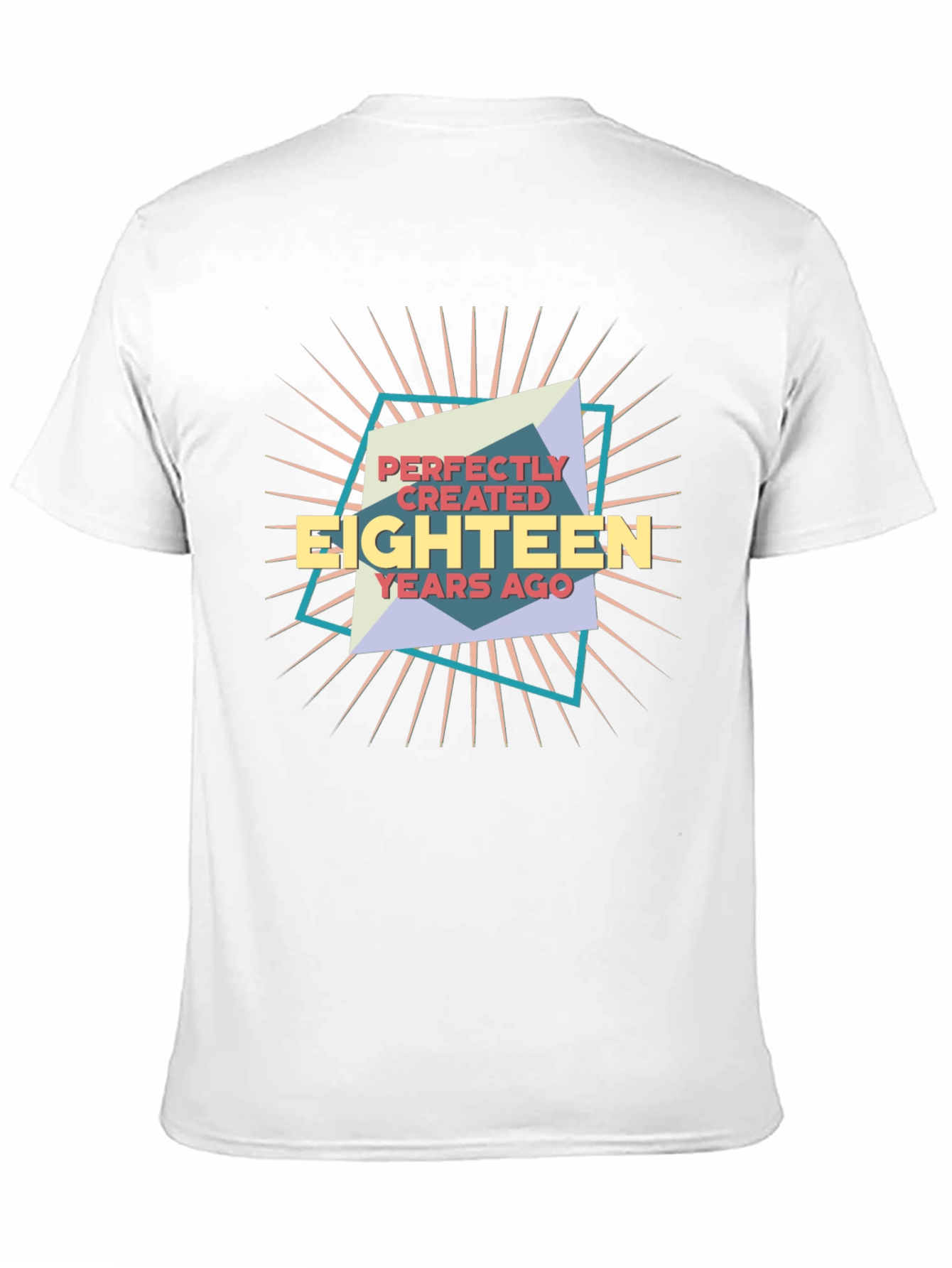 Perfectly Created Eighteen Years Ago Graphic Tee