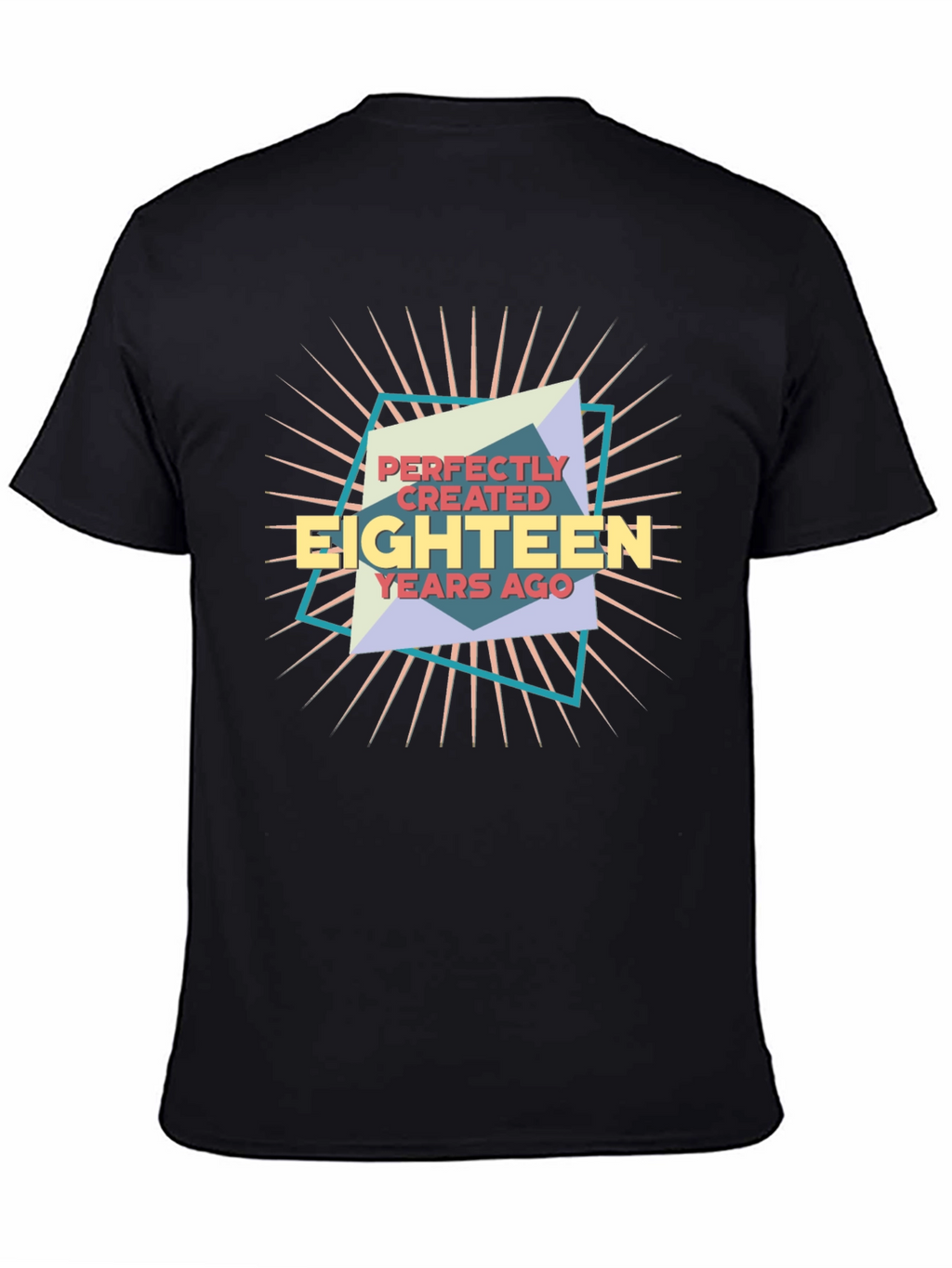 Perfectly Created Eighteen Years Ago Graphic Tee