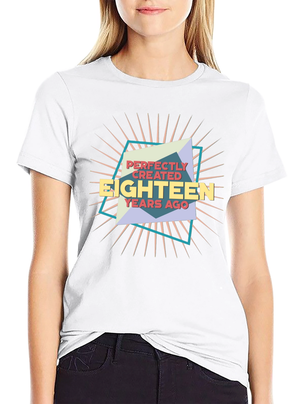 Perfectly Created Eighteen Years Ago Graphic Tee