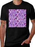 Floral Print Mens T-Shirt