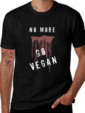 No More Go Vegan T-Shirt Black