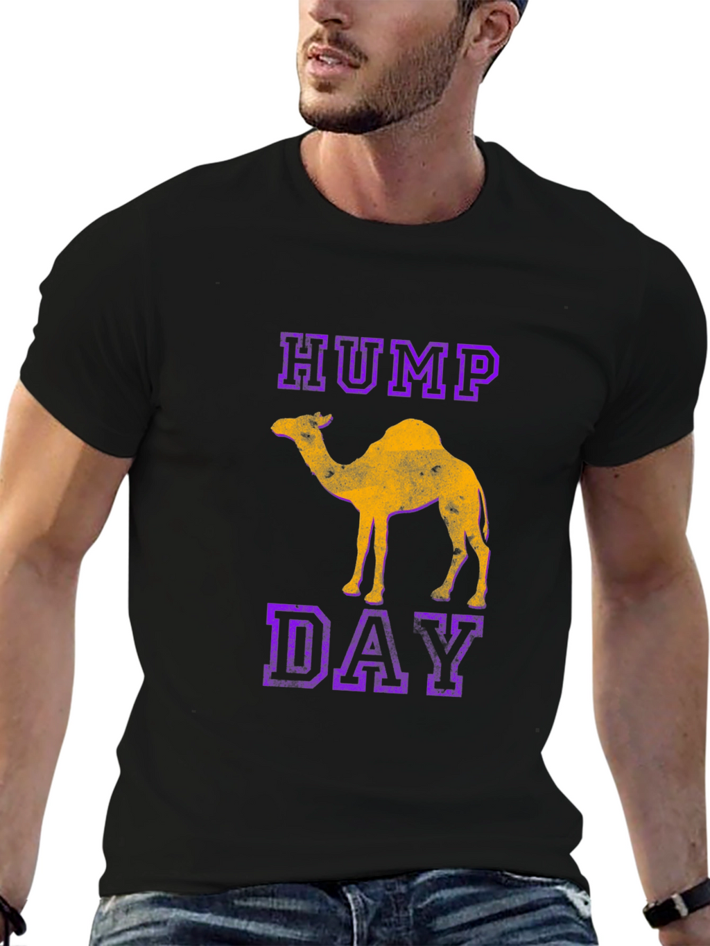 Hump Day Camel T-Shirt - Black
