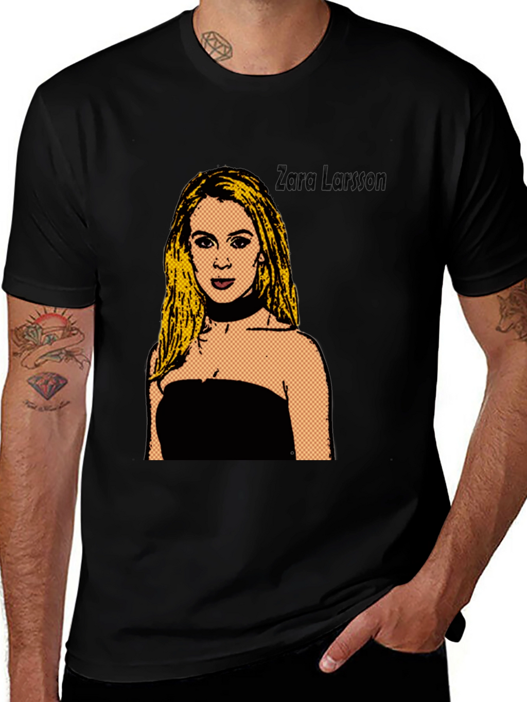 Pop Art Portrait Graphic Tee