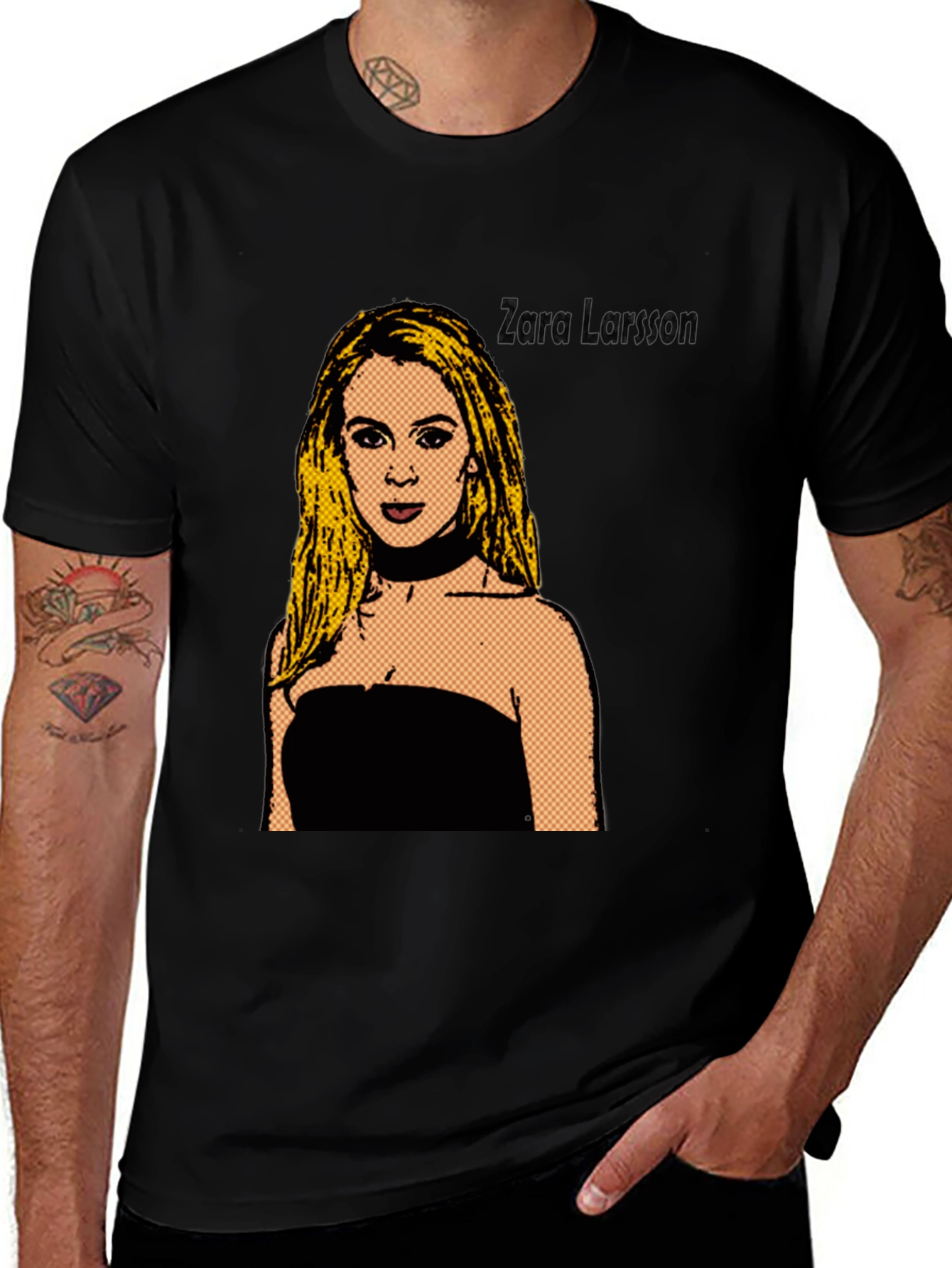 Pop Art Portrait Graphic Tee