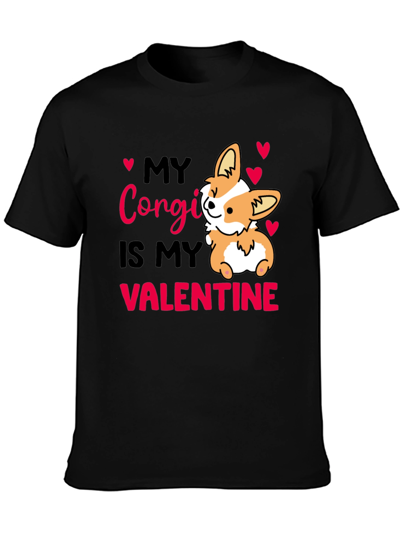 Corgi Valentine T-Shirt - Cute Dog Lover Tee