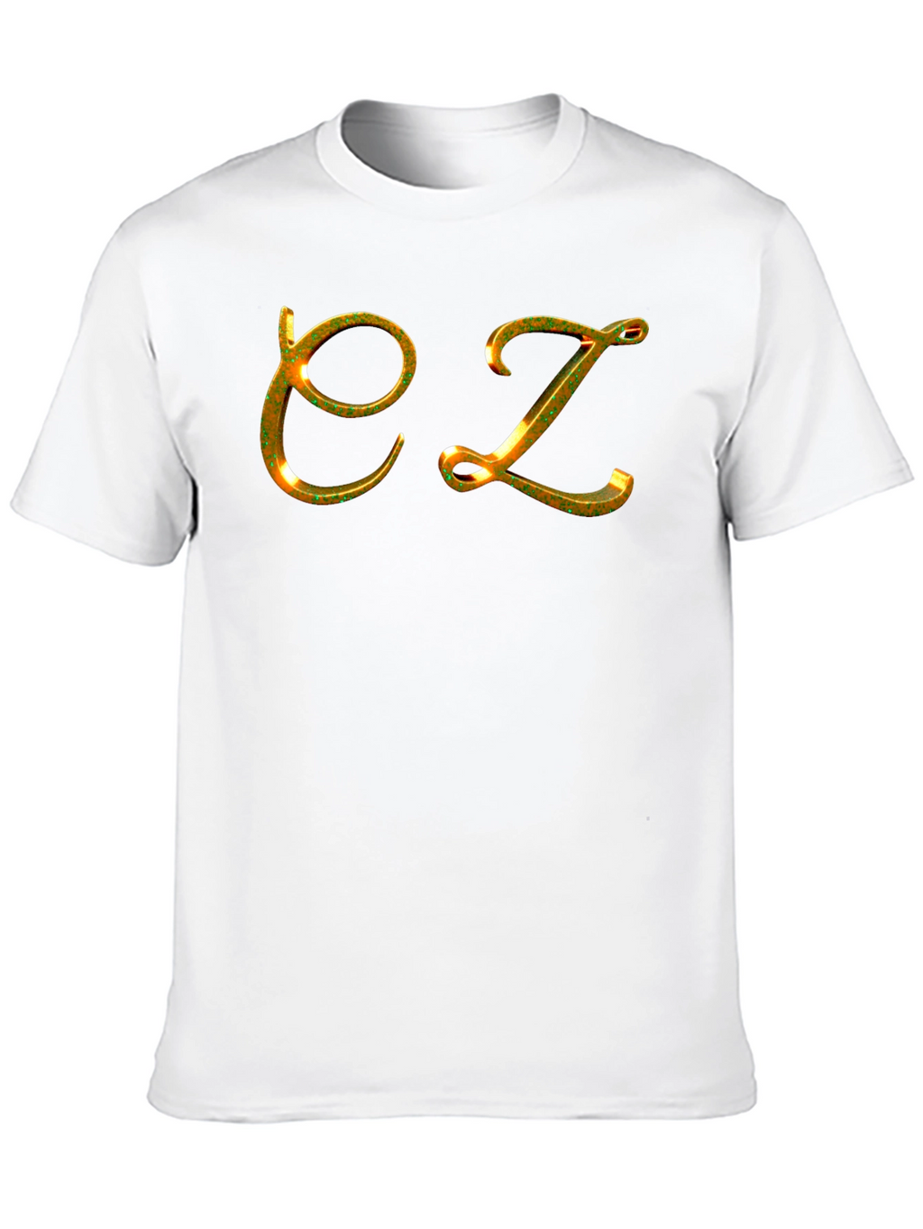 EZ Gold Letter Black Tee