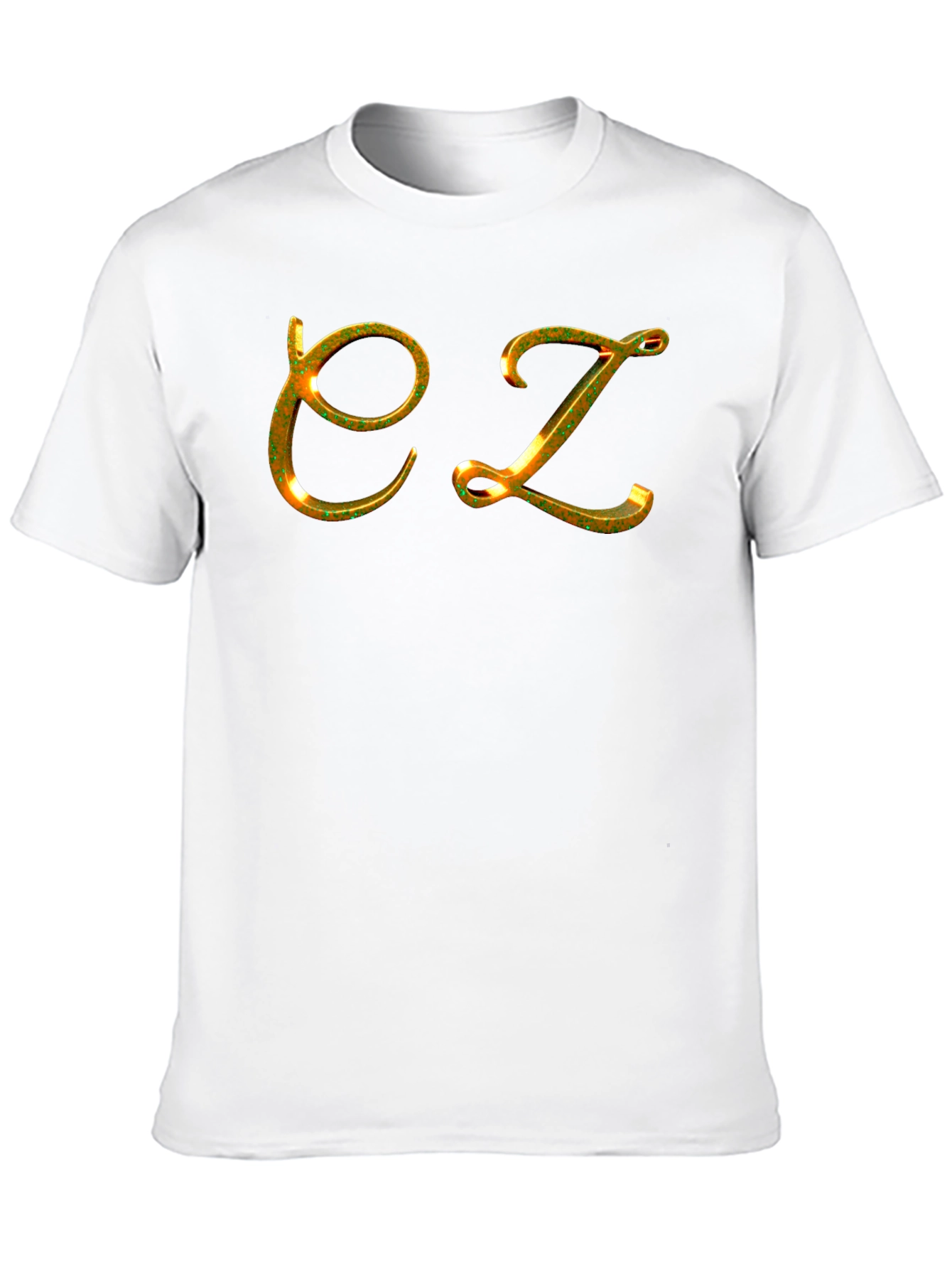 EZ Gold Letter Black Tee