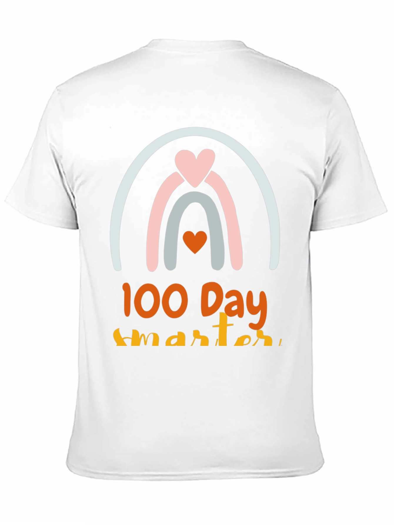 100 Days Smarter Rainbow Tee