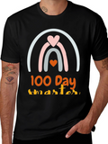 100 Days Smarter Rainbow Tee