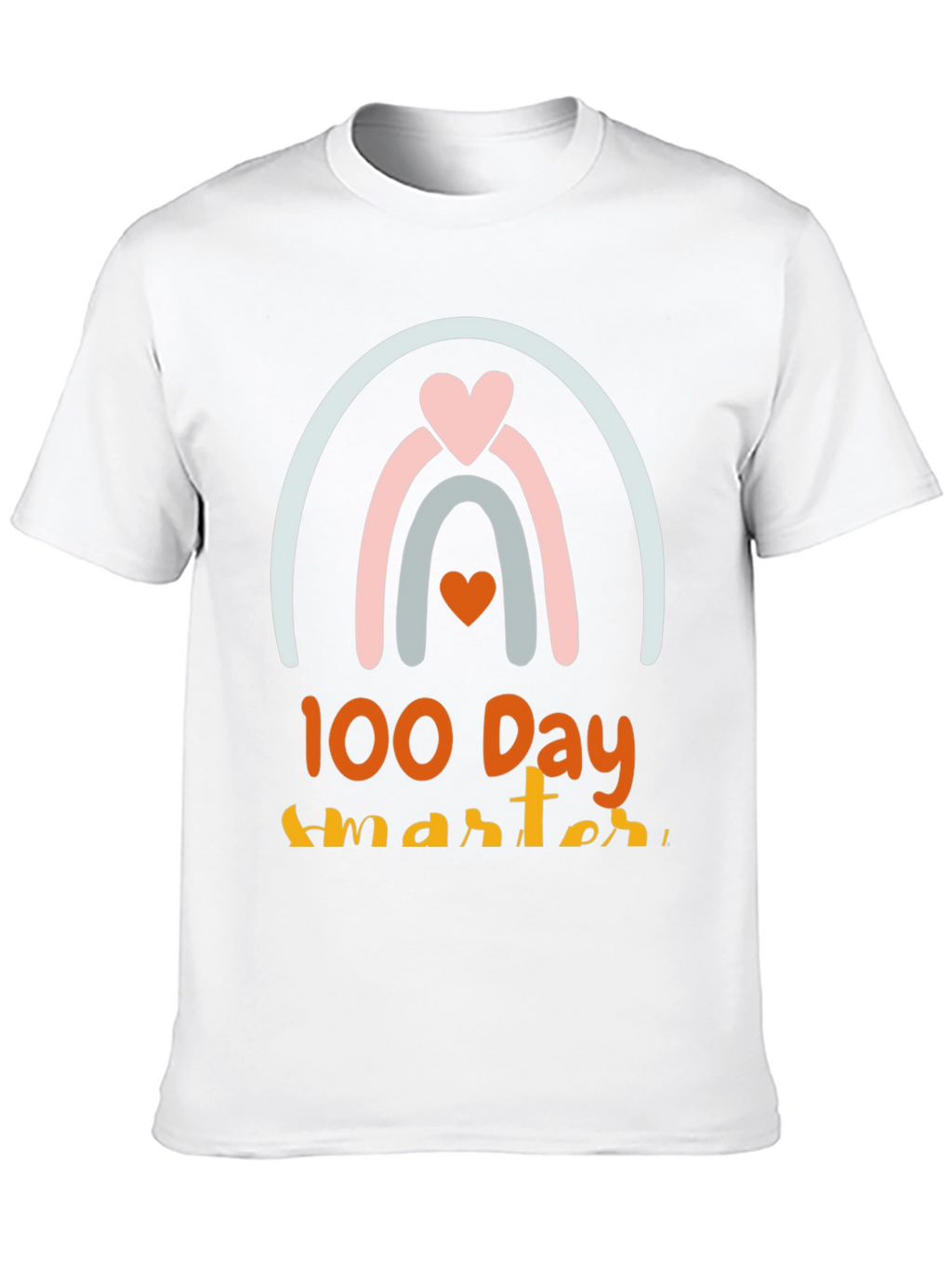 100 Days Smarter Rainbow Tee