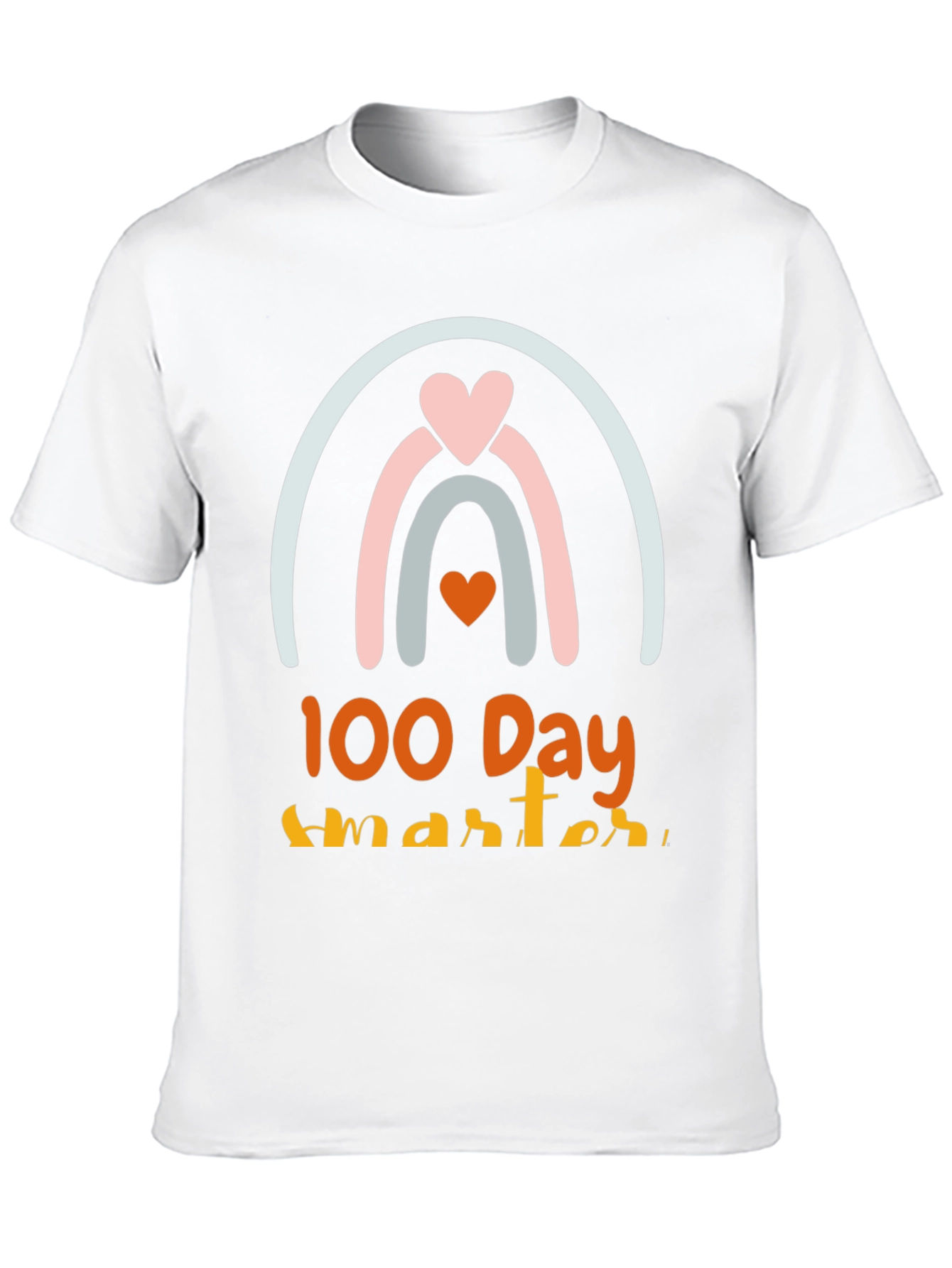 100 Days Smarter Rainbow Tee