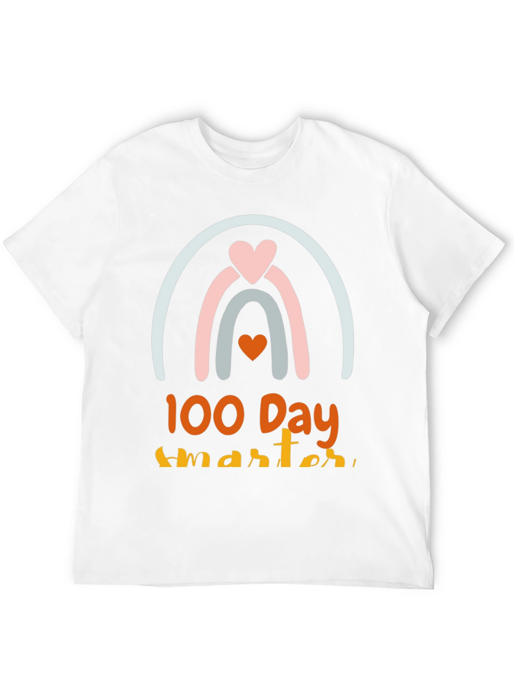 100 Days Smarter Rainbow Tee