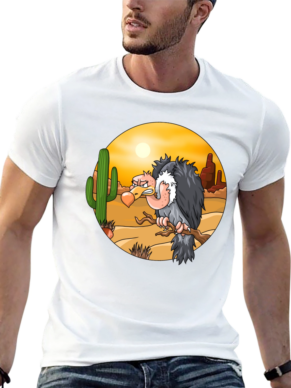 Desert Vulture Graphic T-Shirt