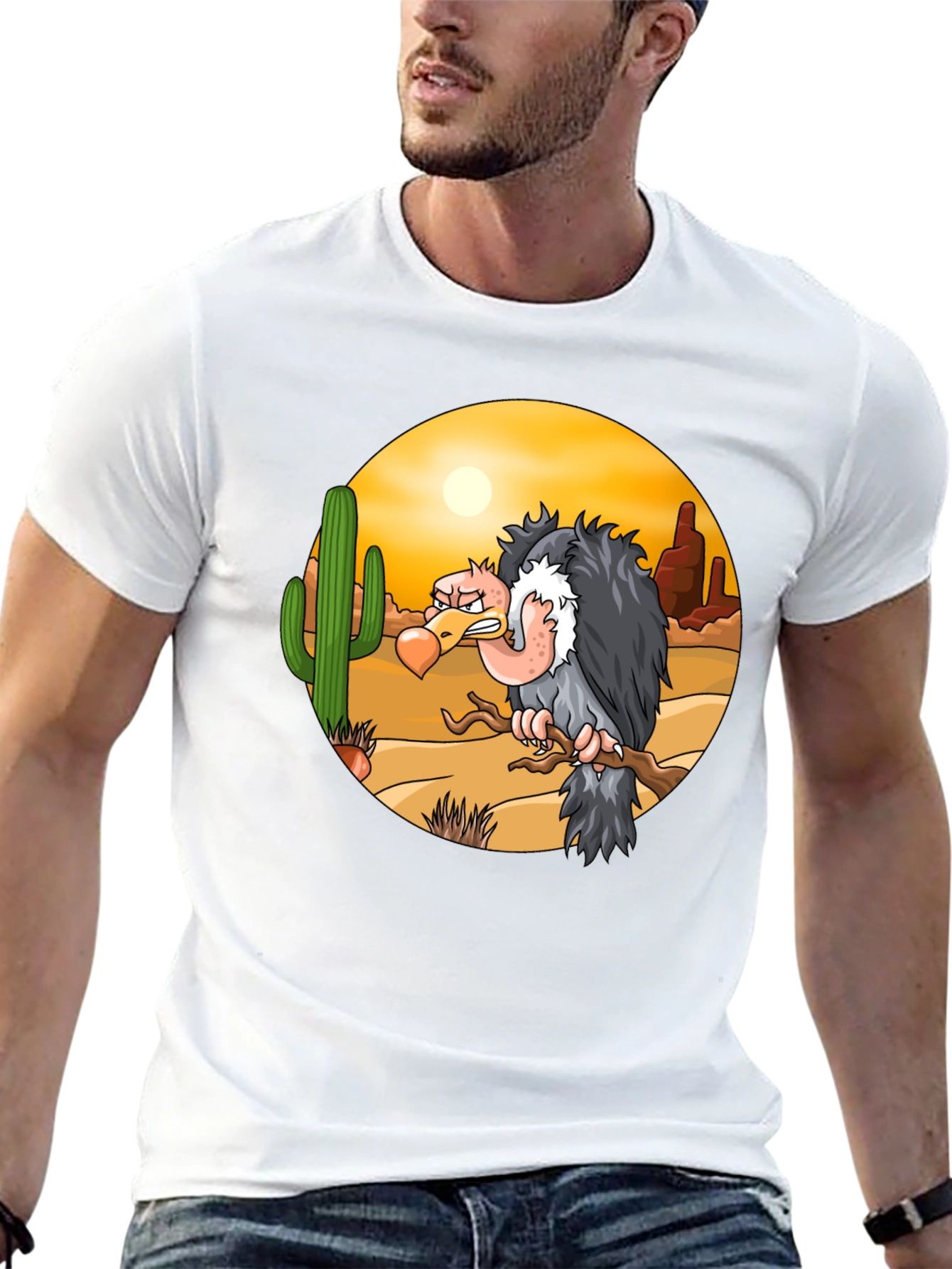 Desert Vulture Graphic T-Shirt
