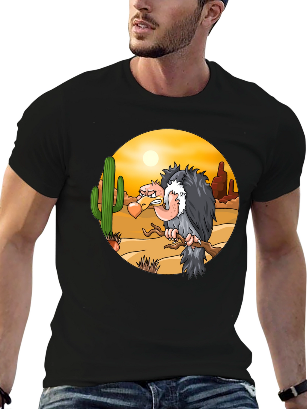 Desert Vulture Graphic T-Shirt