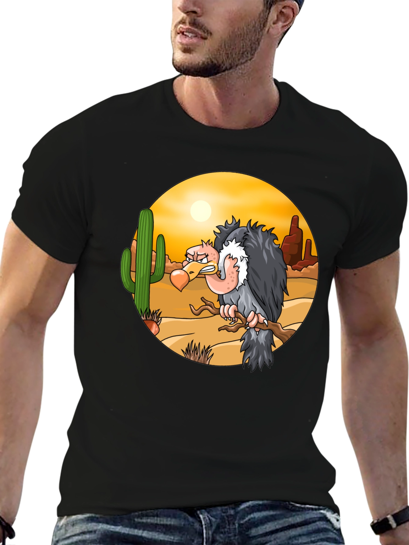 Desert Vulture Graphic T-Shirt