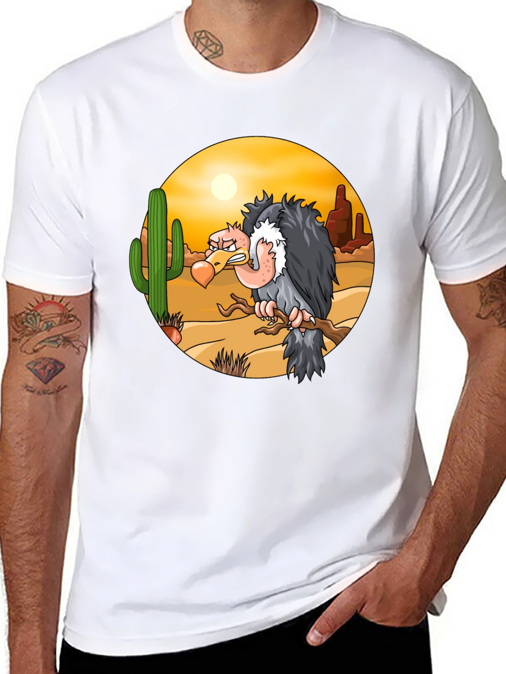 Desert Vulture Graphic T-Shirt