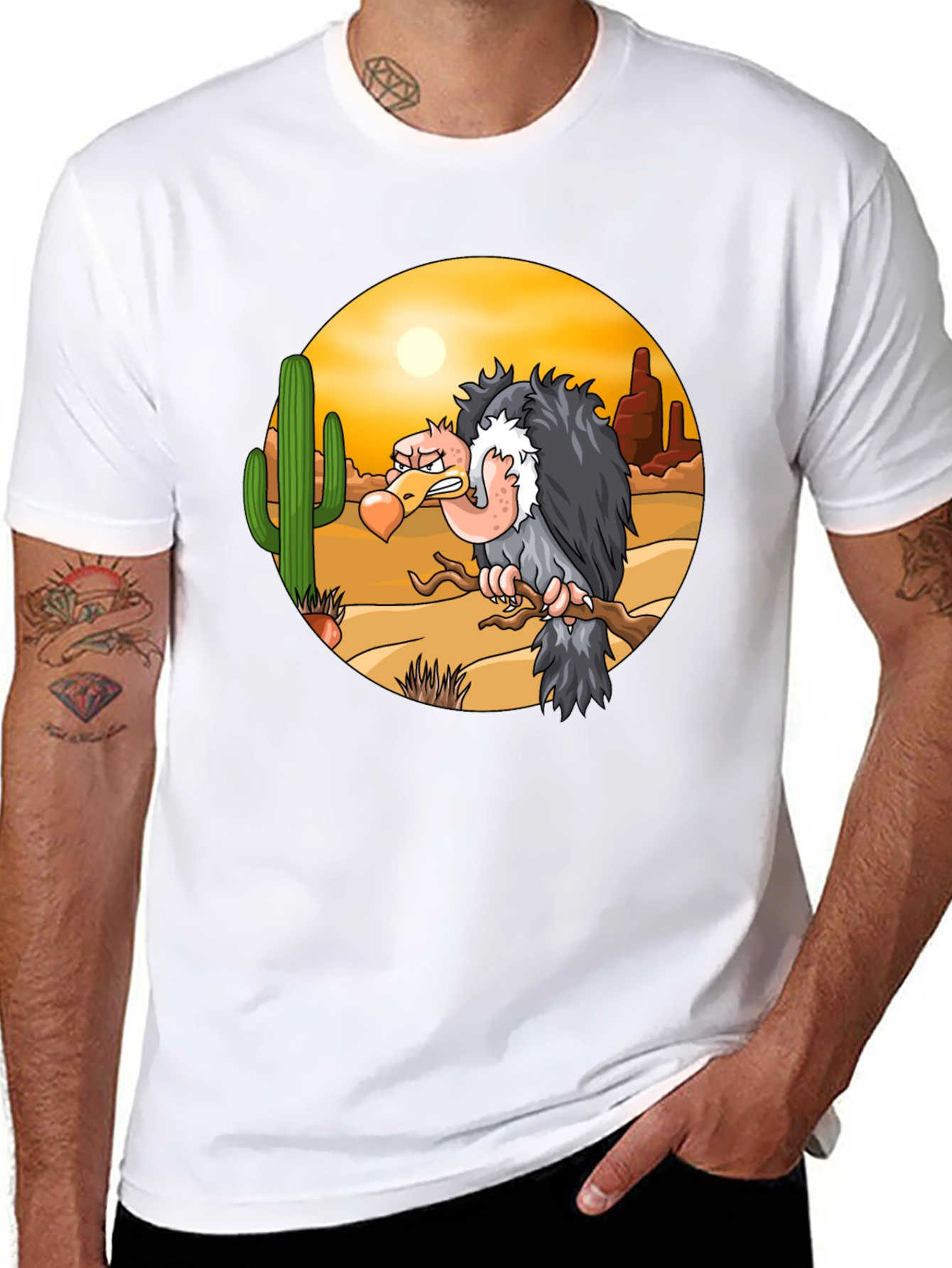 Desert Vulture Graphic T-Shirt