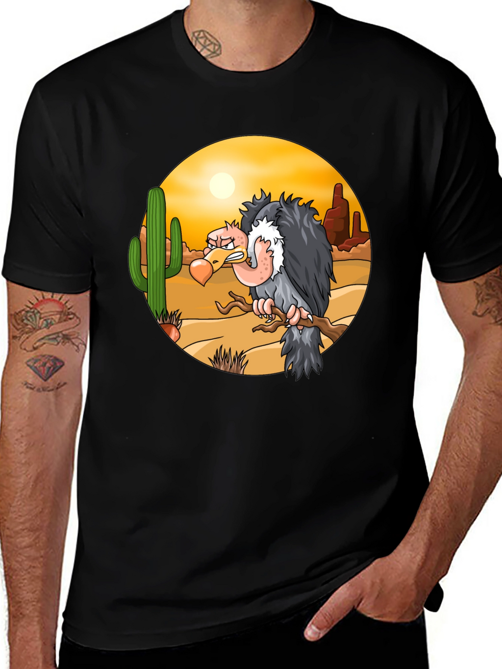 Desert Vulture Graphic T-Shirt