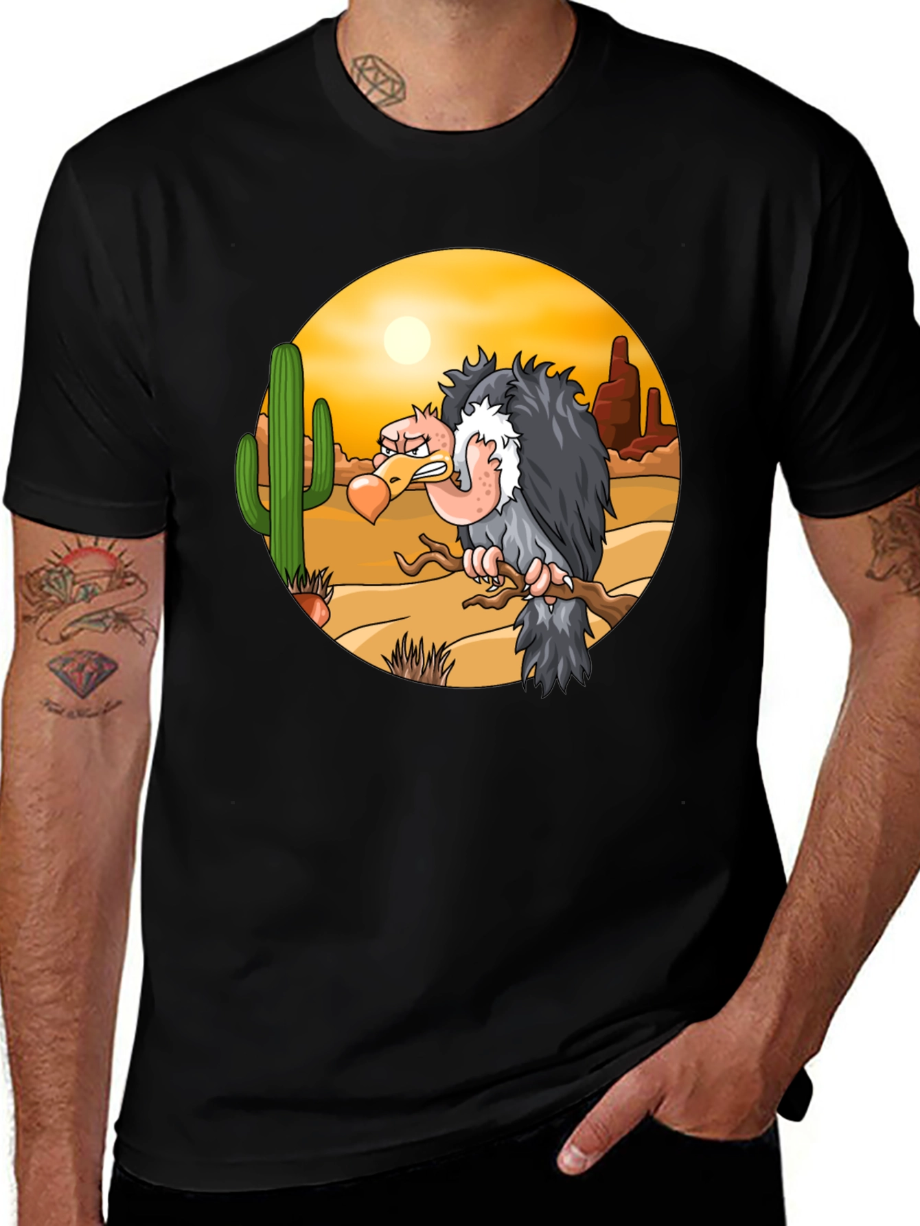 Desert Vulture Graphic T-Shirt
