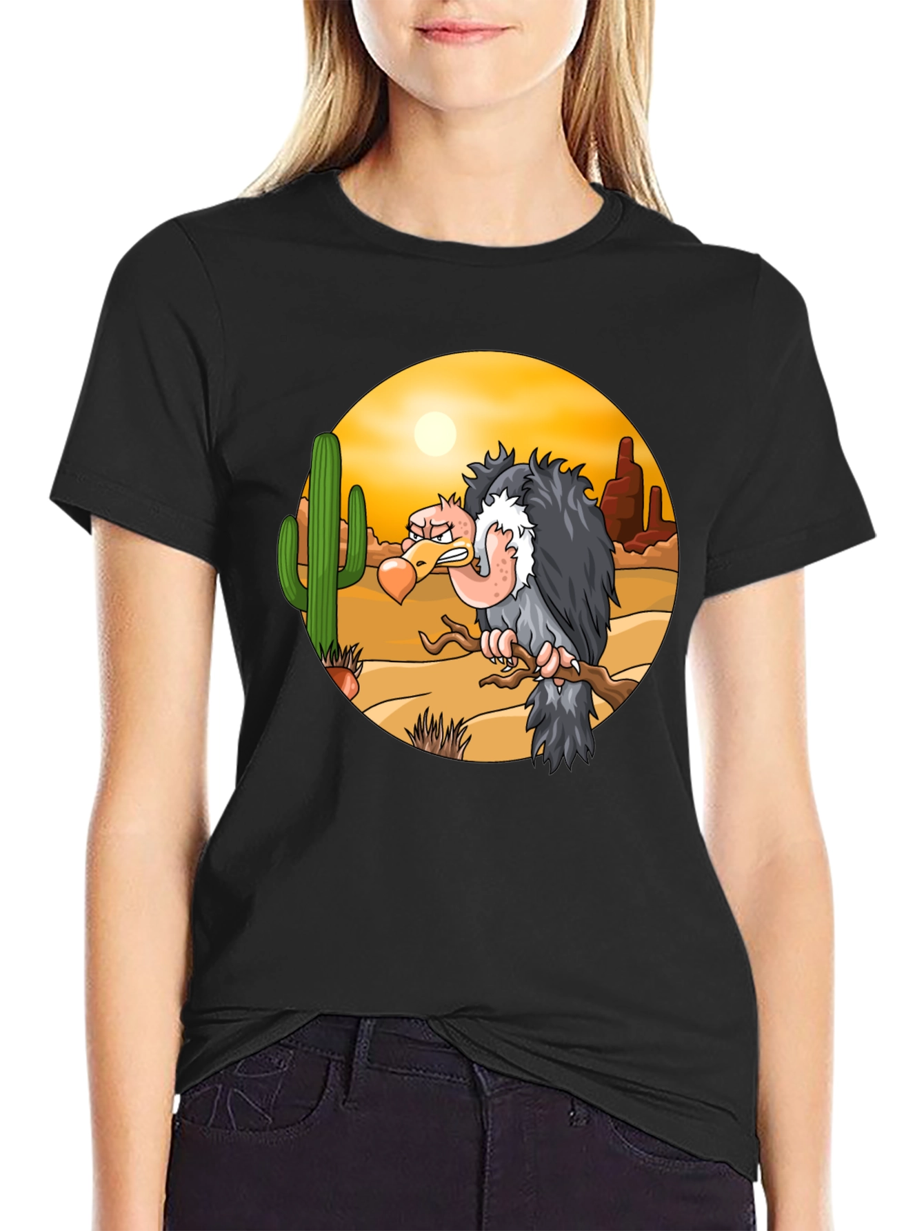 Desert Vulture Graphic T-Shirt