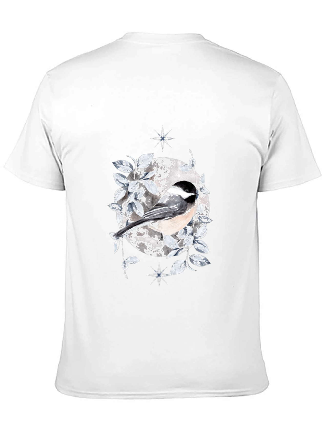 Chickadee Moon T-Shirt - Nature Inspired Design
