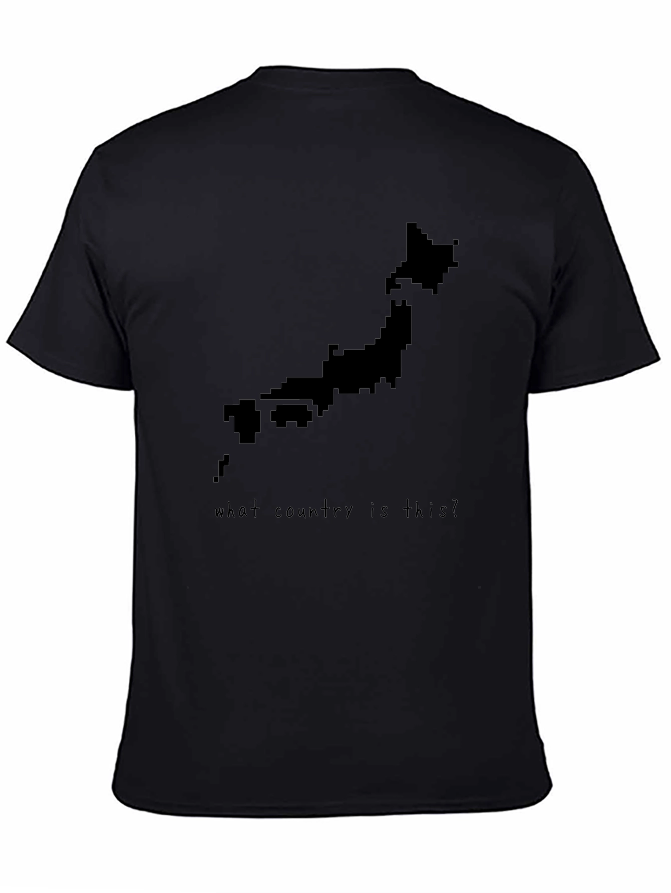 Japan Map Pixel Art T-Shirt -  Country Lover Tee