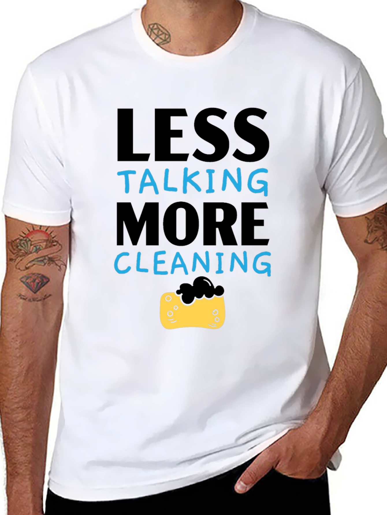 Less Talking More Cleaning T-Shirt