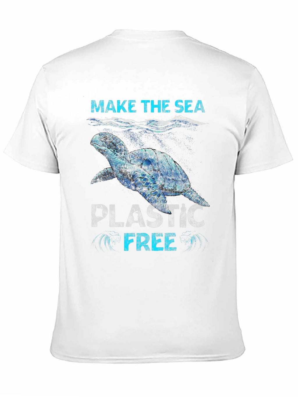 Make The Sea Plastic Free Graphic T-Shirt