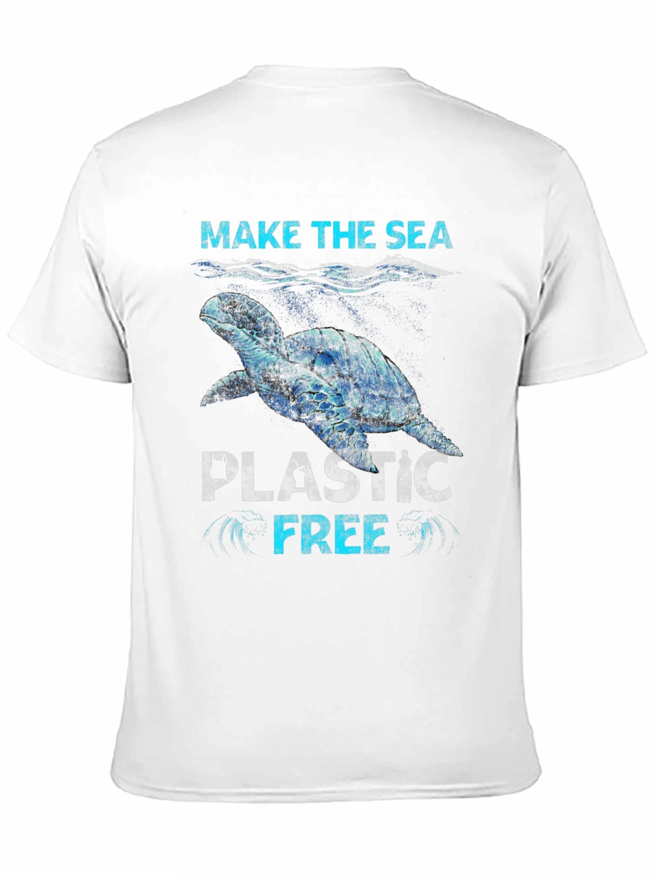 Make The Sea Plastic Free Graphic T-Shirt